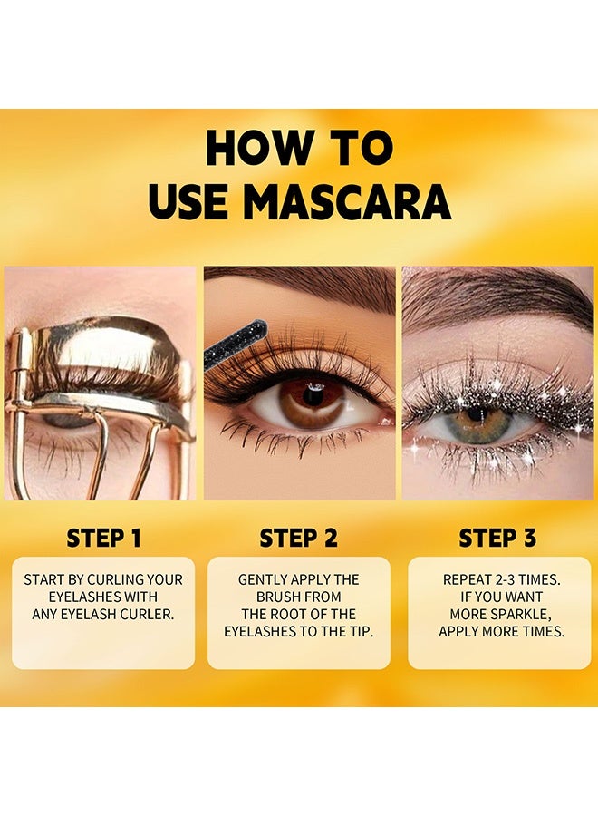 SHCOETY Colorful mascara - Waterproof, thick, curly, and long lashes for festive stage makeup. 5ml #02 - Image 5